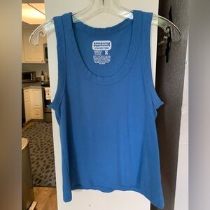 Big Bud Press Blue Tank Top, Size Medium